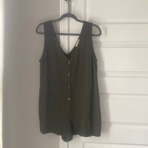 Army Green Romper
